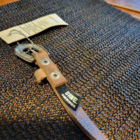 Say yes to big sweater weather! Super cute tan BRAVE Leather Skinny Belt. 32" - Picture 2 of 6